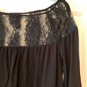 Black B.B. Dakota 3/4 sleeve top